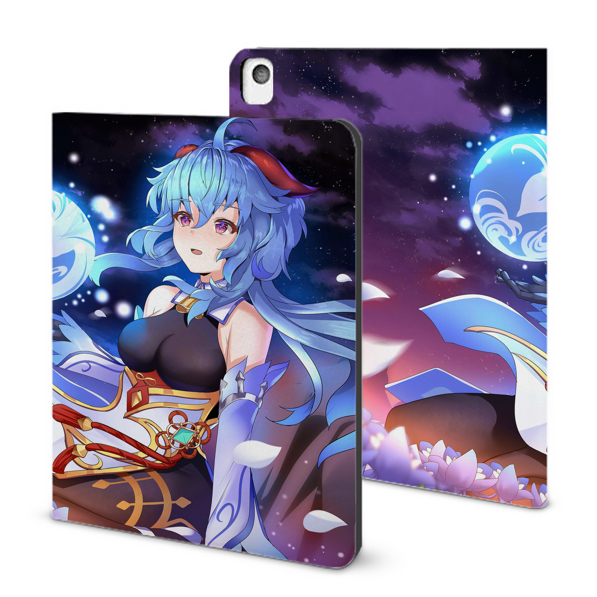 げんし神 genshin IPadケース ペンホルダー付き ブックスタイルデザイン